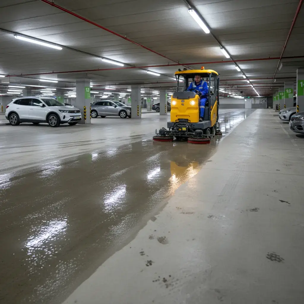 ניקיון ותחזוקת חניונים