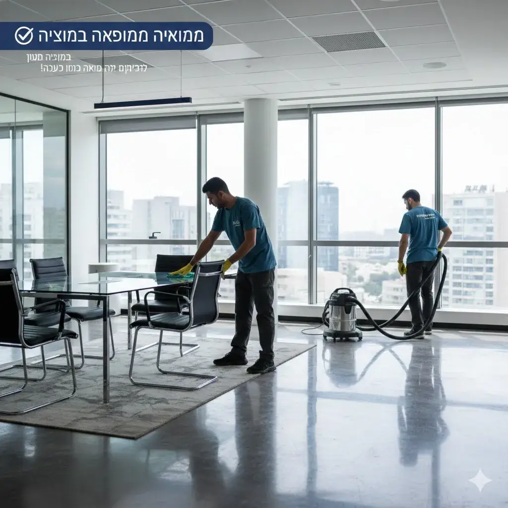 ניקיון משרדים לאחר שיפוץ