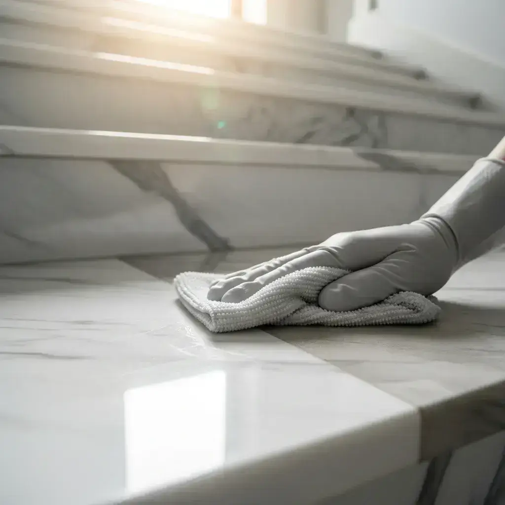 איך מנקים מדרגות שיש?