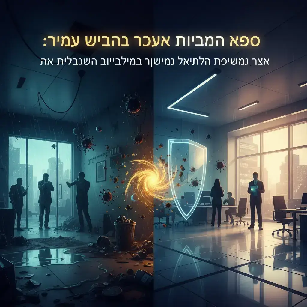 כללים לניקיון המשרד בחורף