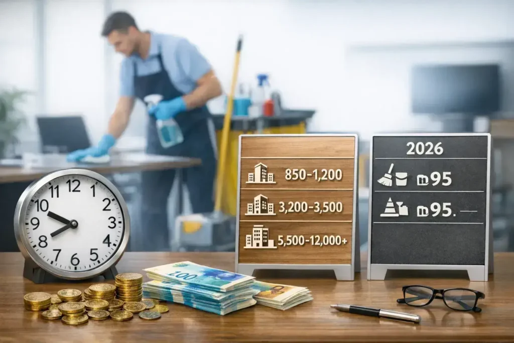 כמה עולה ניקיון משרד?