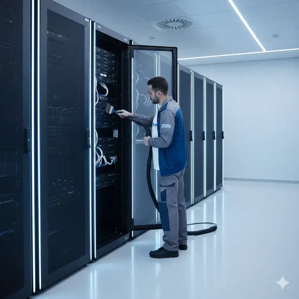 ניקוי חדרי שרתים