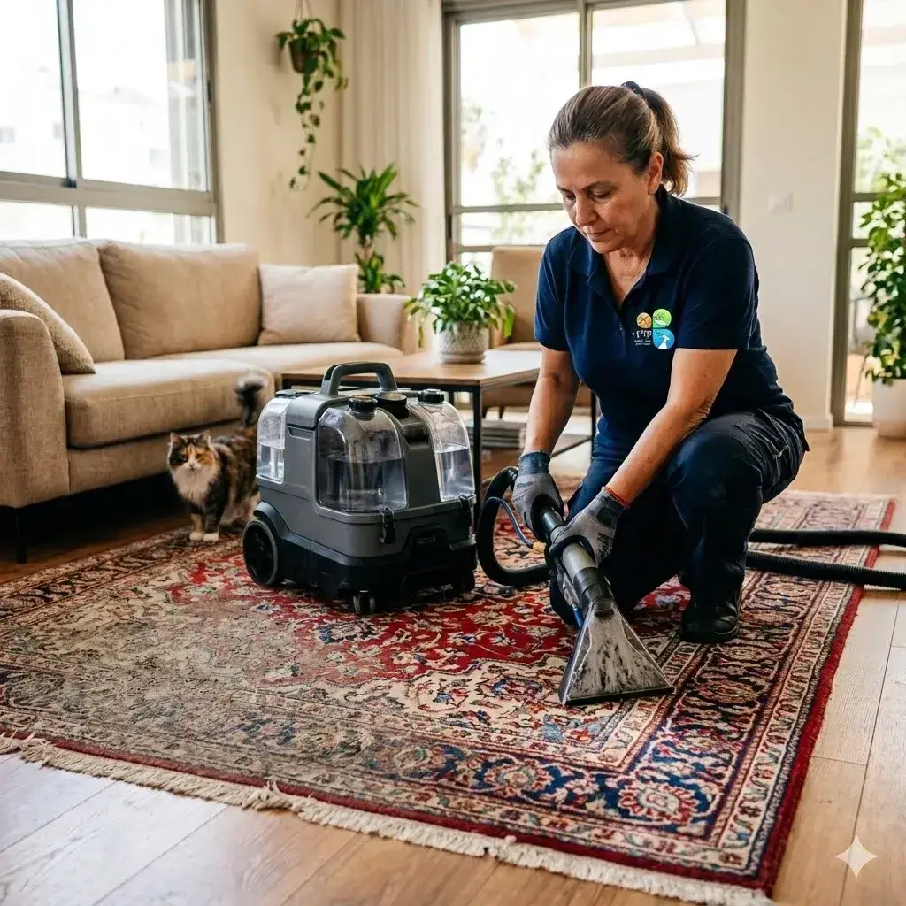 איך לבצע ניקוי שטיחים?