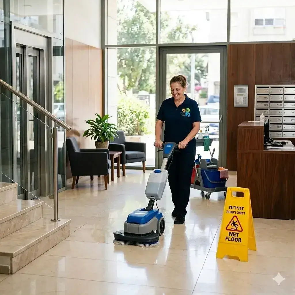 ניקיון בניינים מקצועי - הפתרון לוועדי בתים שמחפשים שלמות